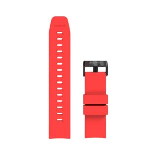 Alternative view of Atmos Mission Dive Computer Straps – Red