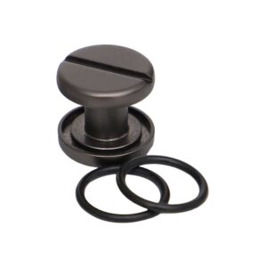 Black PVD Stainless Steel Book Screw Mounting Kit