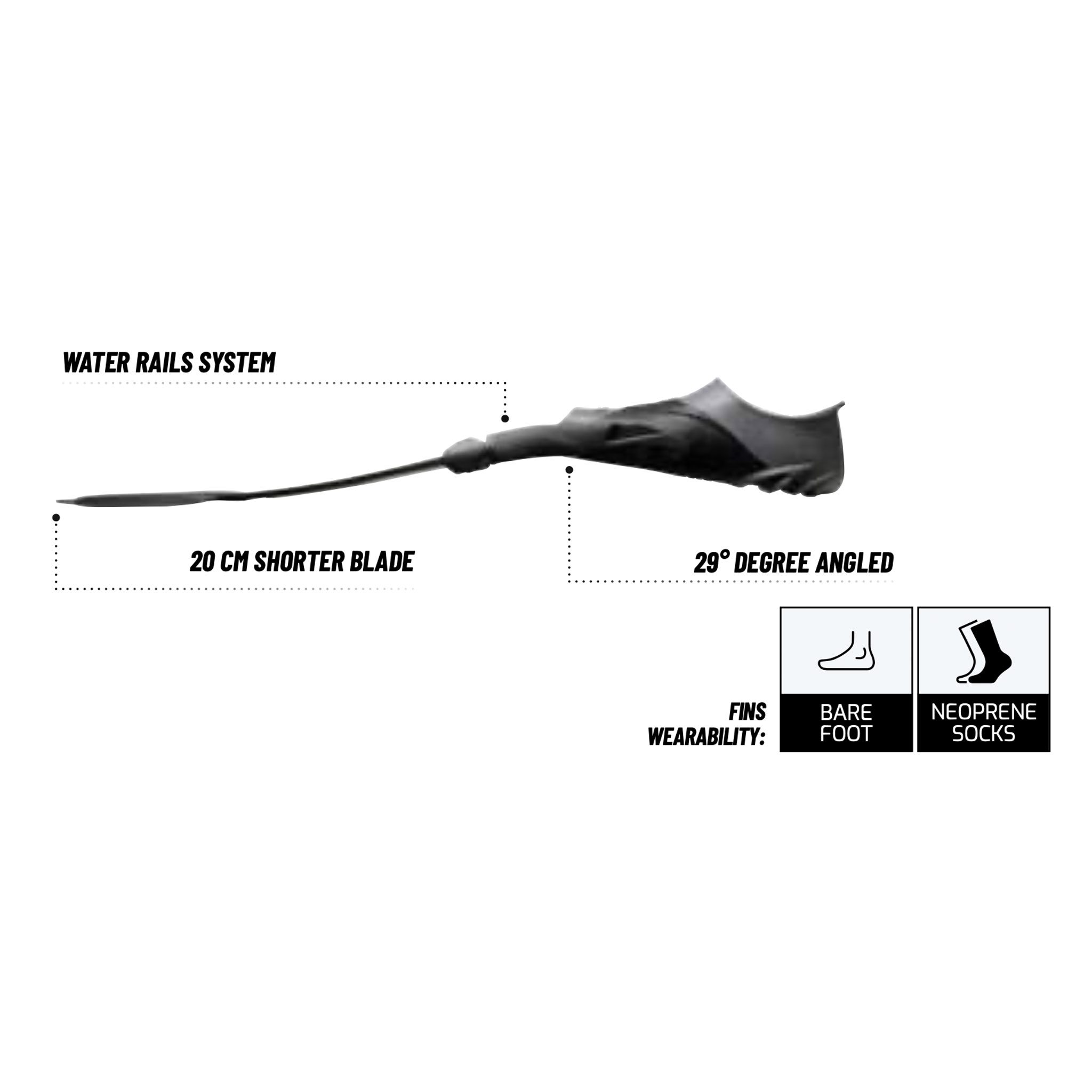 Cressi Gara Turbo Sprint Fins - Image 4