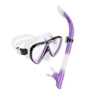 Cressi Ikarus & X-Hale Snorkelling Combo Lilac