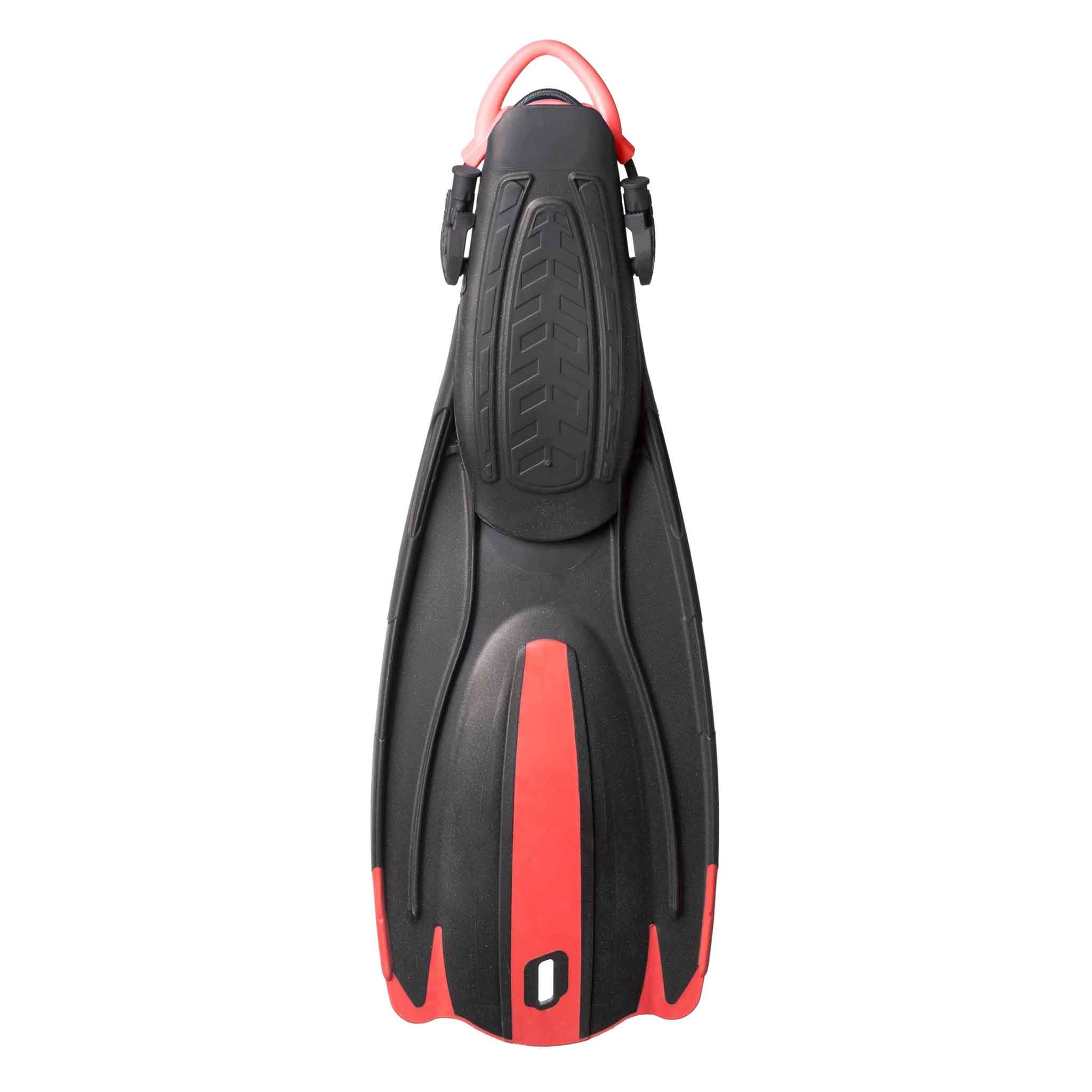 Cressi Maui Snorkelling Fins Red – Bare Foot - Image 3