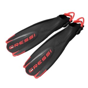 Cressi Maui Snorkelling Fins Red – Bare Foot