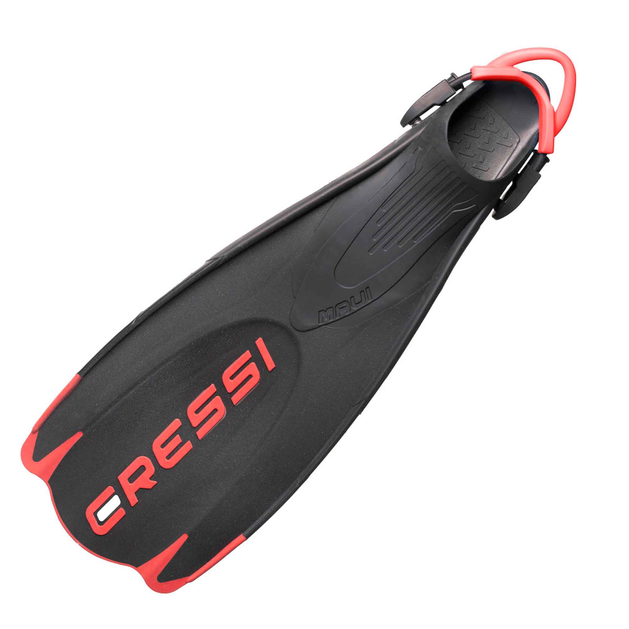 Cressi Maui Snorkelling Fins Red – Bare Foot - Image 2