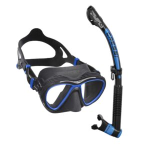 Cressi Quantum Dive Mask & Itaca Dry Snorkel Sets