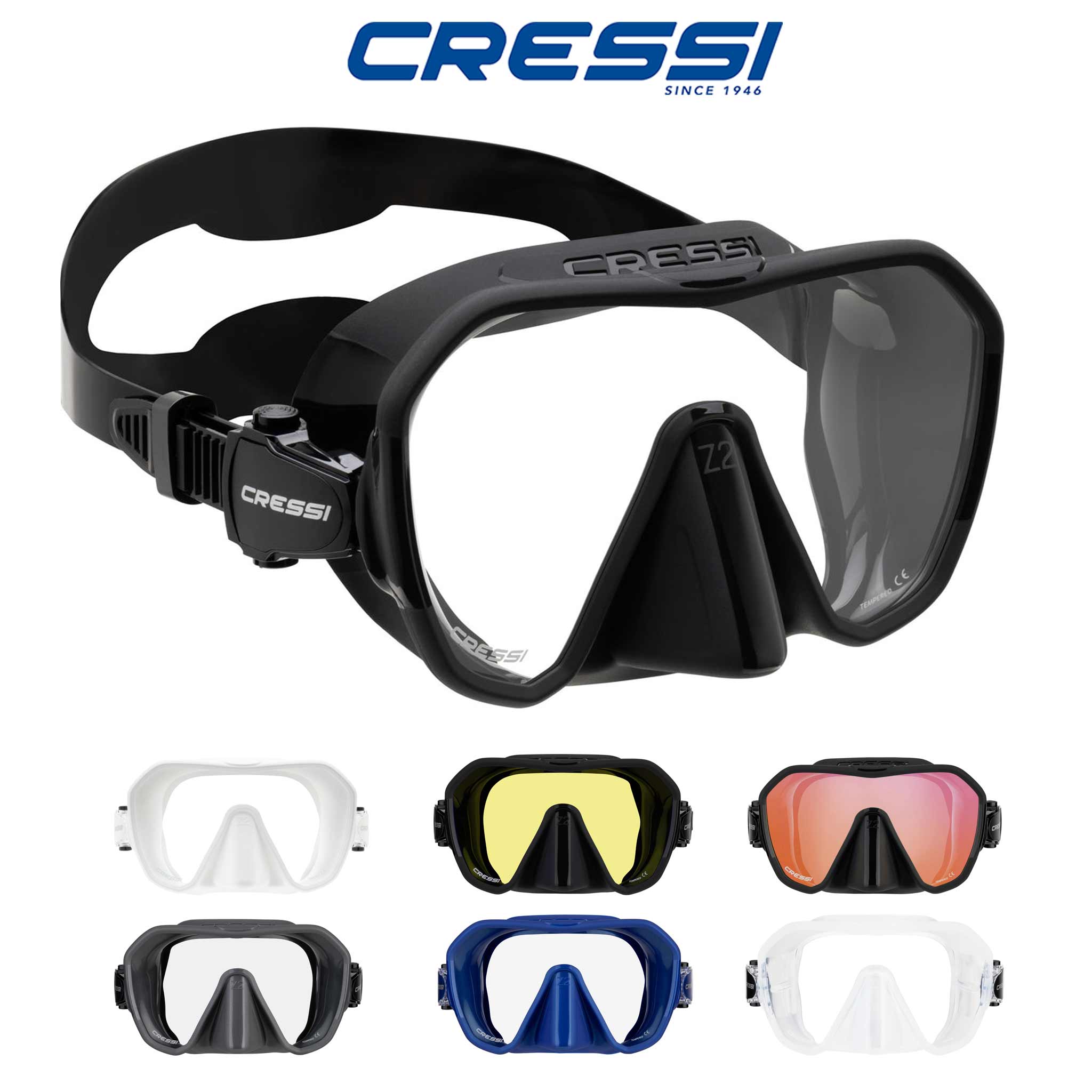 Cressi Z2 Dive Mask – Frameless