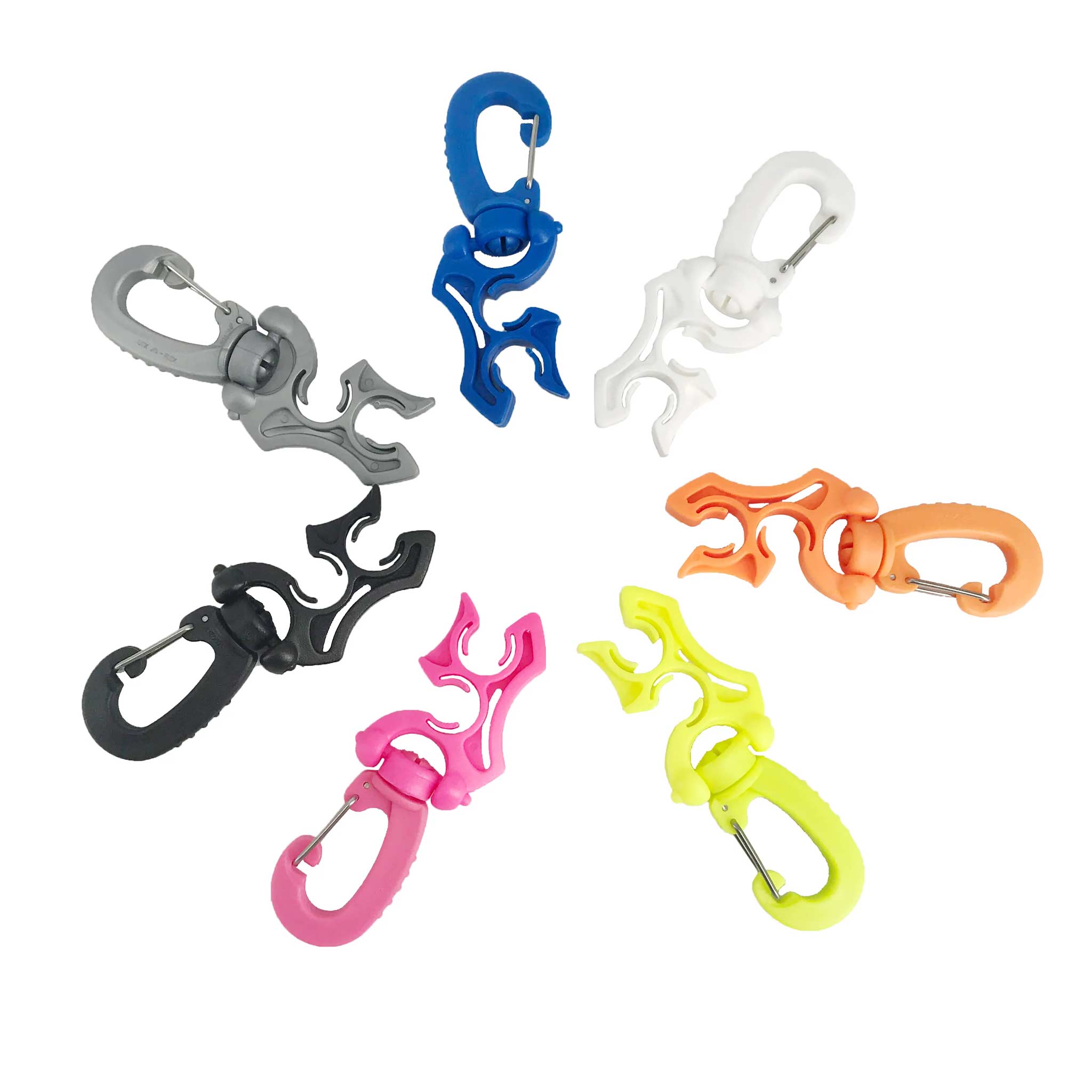 HQ Diving BCD 2 Hose Clip Holder – Multi-Colours