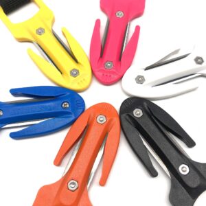 Alternative view of HQ Diving Dual Safety Line Cutter – Ceramic Double Edged Blade