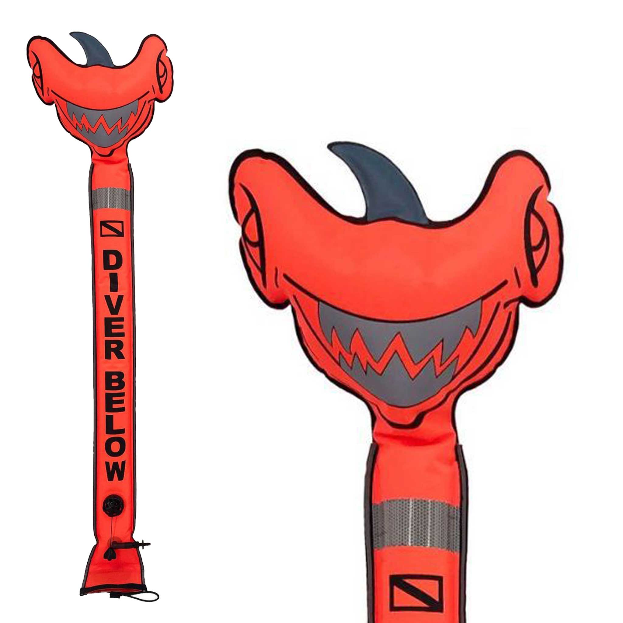HQ Diving Hammerhead Shark DSMB