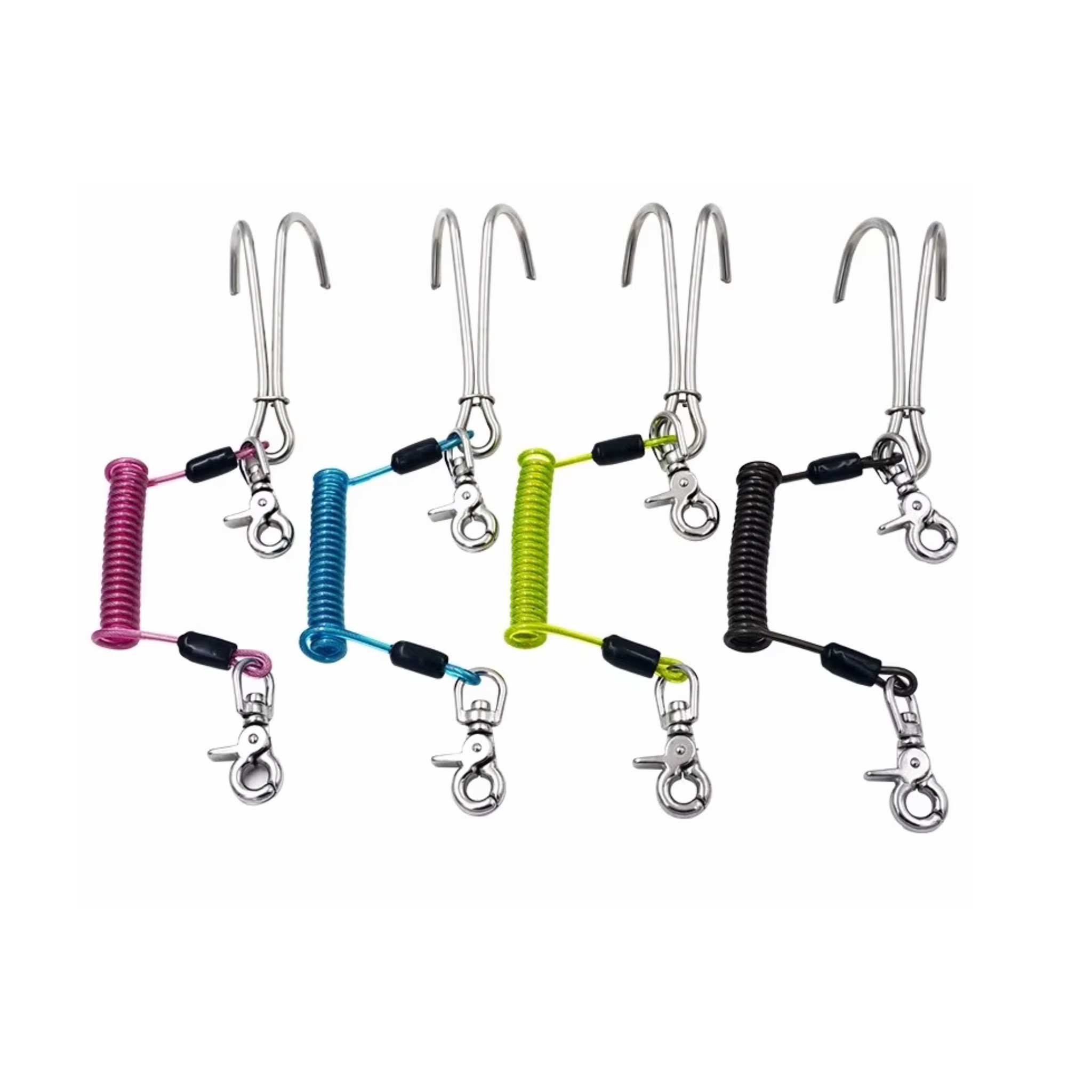 HQ Diving Reef Hook – Stainless Steel Coiled