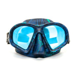 Alternative view of HARBINGER Camo Diving Mask – Blue