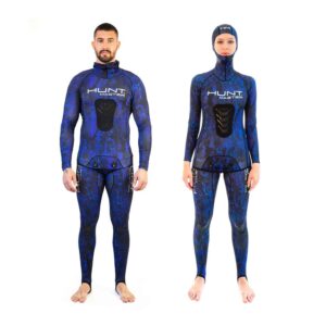 HuntMaster Spearfishing Rashguard Hooded – Blue