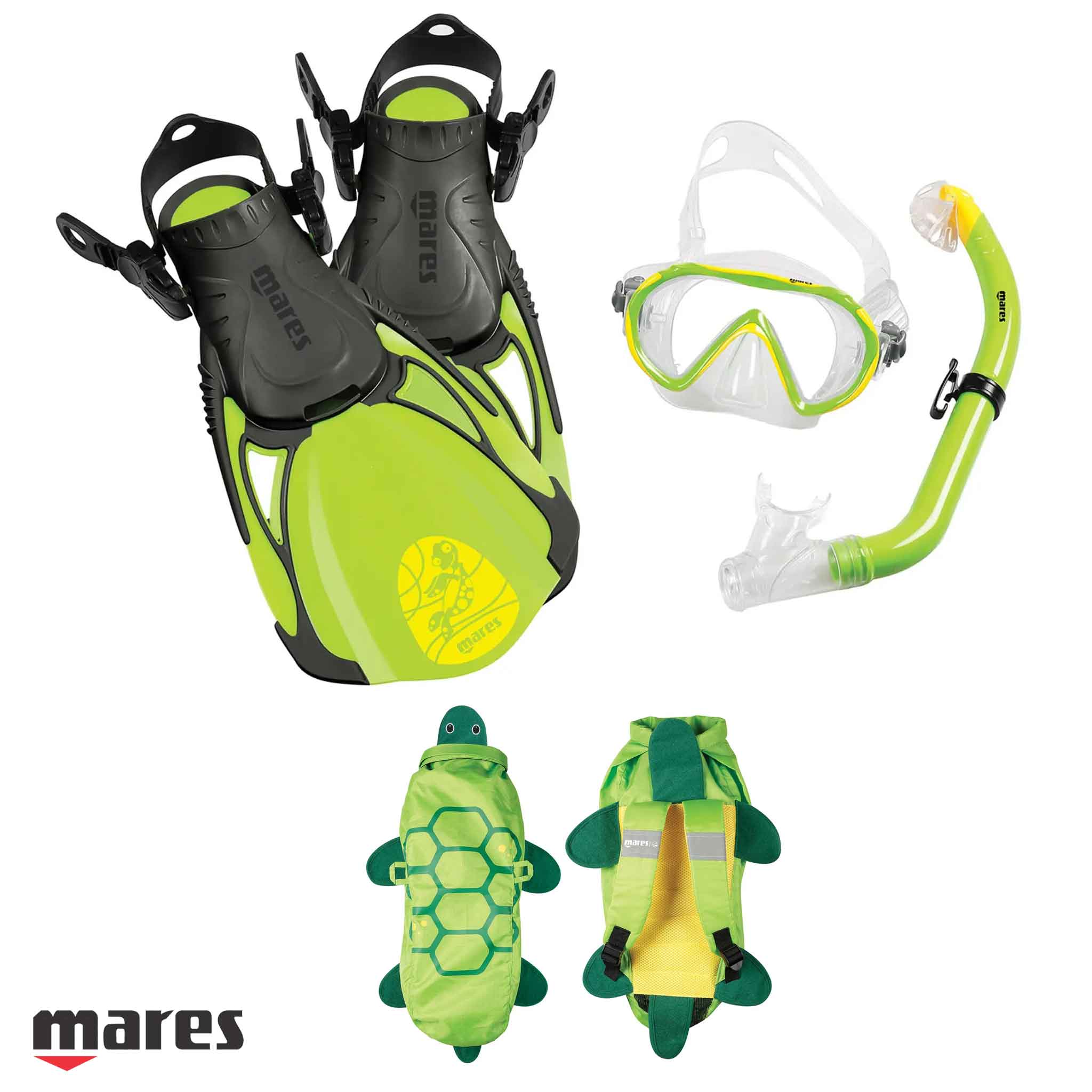 Mares Sea Pals Kids Snorkelling Set Dry Back Pack (4-10yr) 2026 Model - Image 3