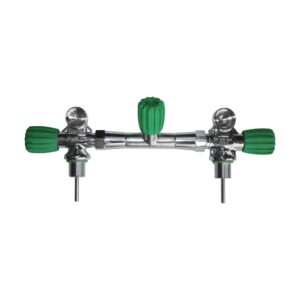 OMS Complete Isolation Manifold for 7, 8, 8.5, 10 and 12 litre Cylinders EU Nitrox up to 230 bar