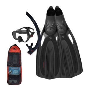 Ocean Hunter SeaHawk Mask Snorkel Fin Set