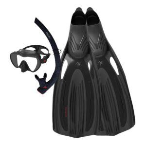 Alternative view of Ocean Hunter SeaHawk Mask Snorkel Fin Set