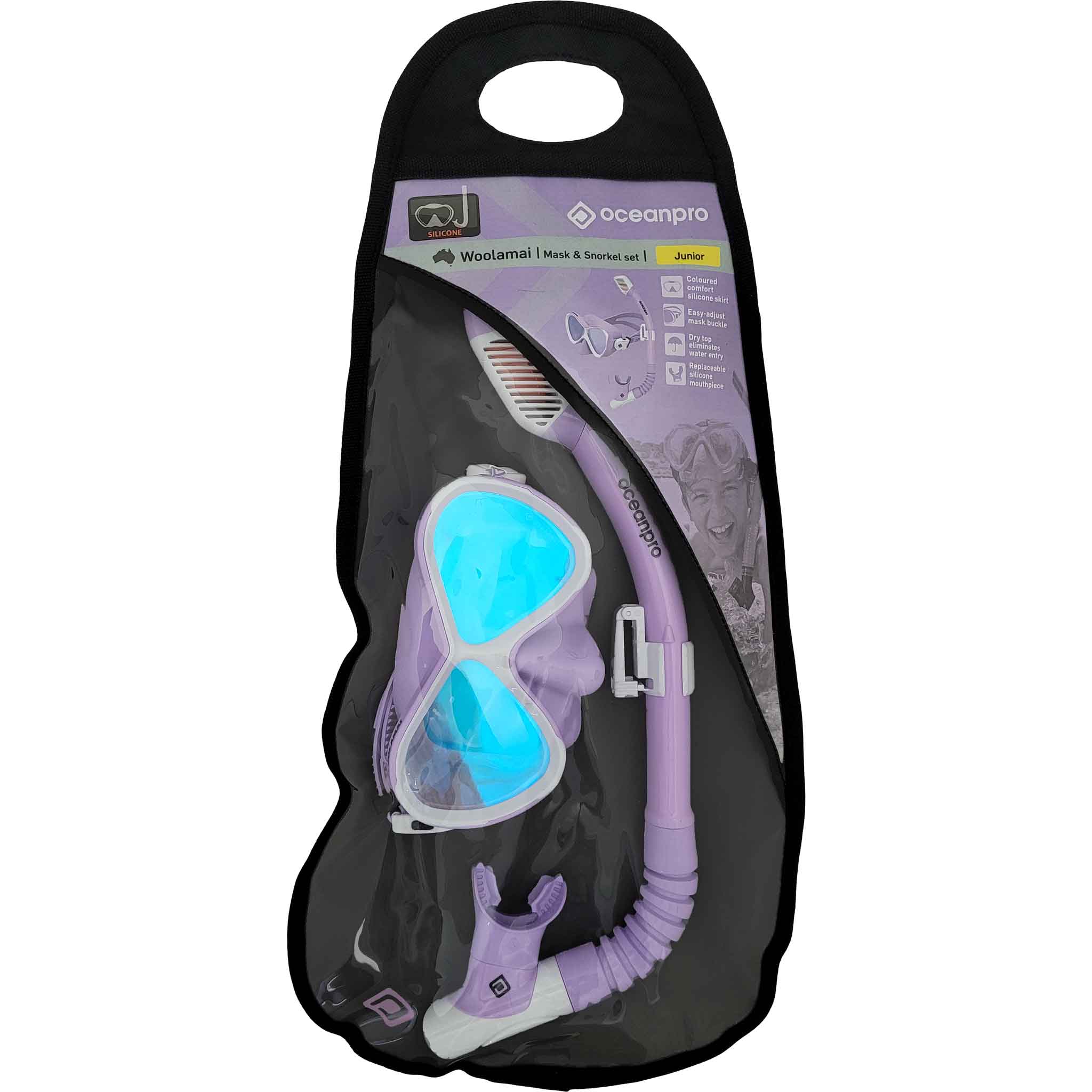 OceanPro Woolamai Junior Snorkel Set (6-12yr) - Image 5