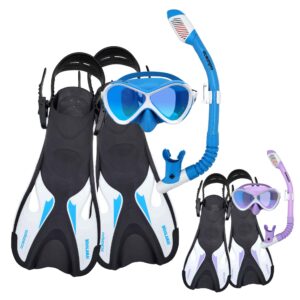 OceanPro Woolamai Junior Snorkelling Set Ages 4-12