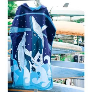 Oceanarium Humpback Whale Cloak Towel