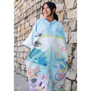 Oceanarium Napolean Wrasse Cloak Towel