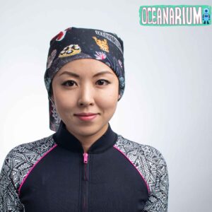 Alternative view of Oceanarium Nudibranch II  Headwear Scarf