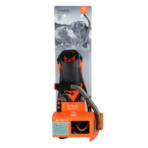 Alternative view of Bondi Kids Mask Snorkel Fins Orange (4-10yr)