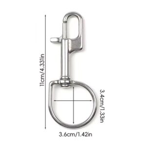 Alternative view of SS Tec Bolt Snap Offset With Swivel 110mm