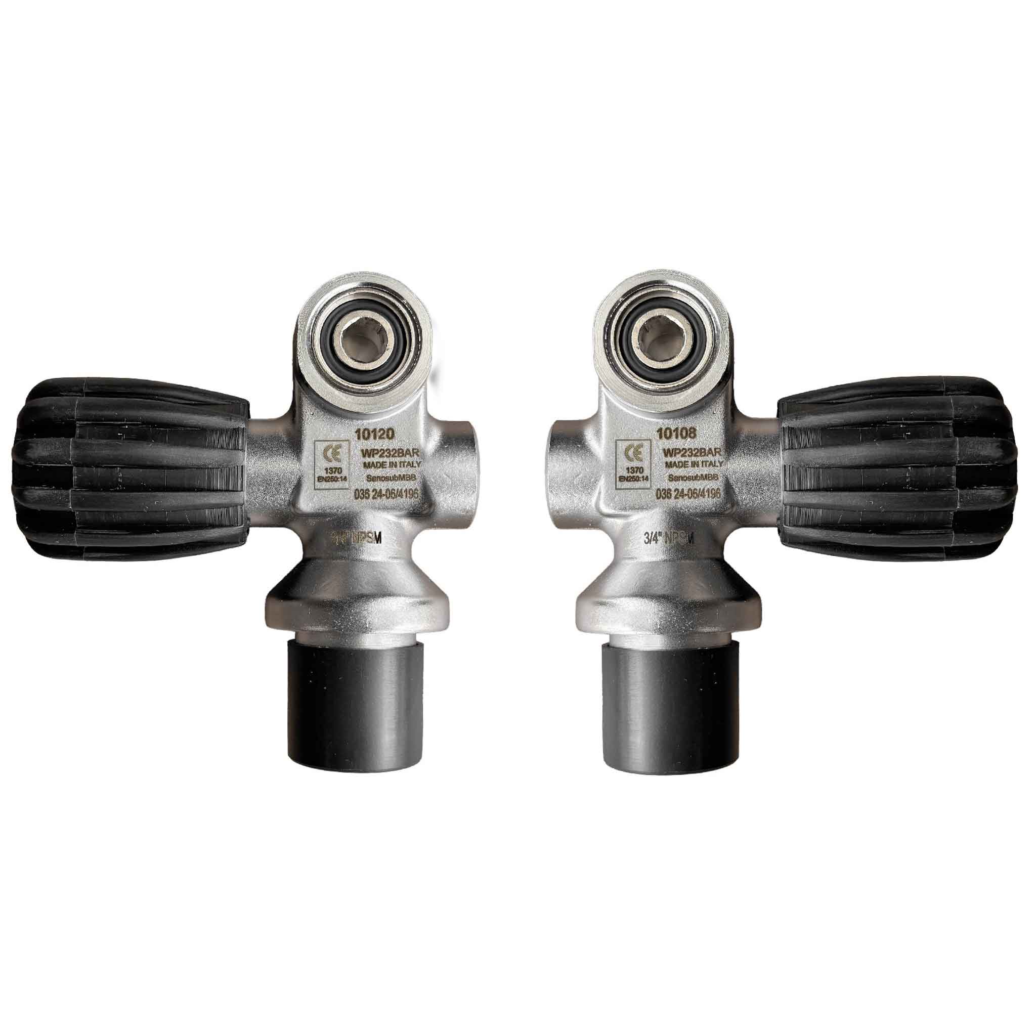 San-O-Sub Standard Sidemount Valve 232 Bar