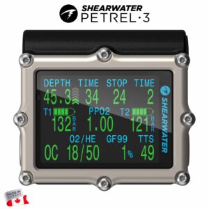 Shearwater Petrel 3 OC/CC Trimix Dive Computer