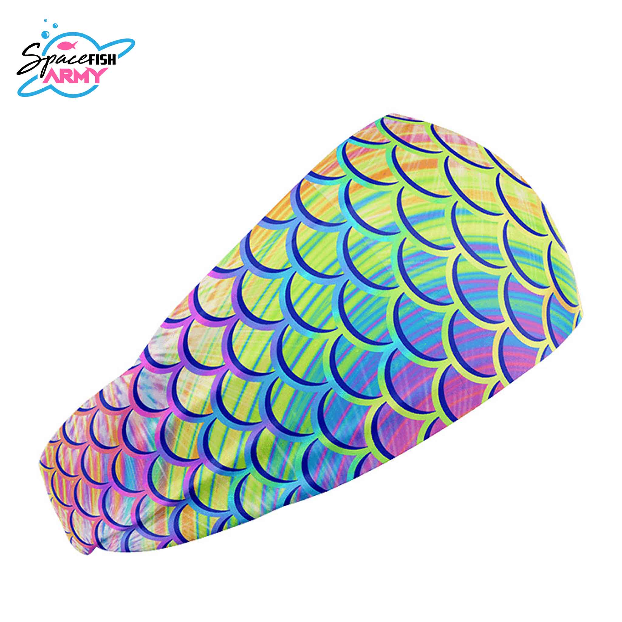 Spacefish Army Eco-friendly Psychedelic Mermaid Scuba Headband