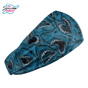 Spacefish Army Eco-Friendly Shark Camo Scuba Headband