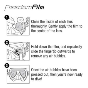 Alternative view of TUSA TA0803 Freedom Anti-Fog Film Large 2-Window Masks